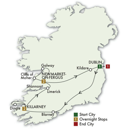 7 Day Best Of Ireland South (Tour C) - CIE